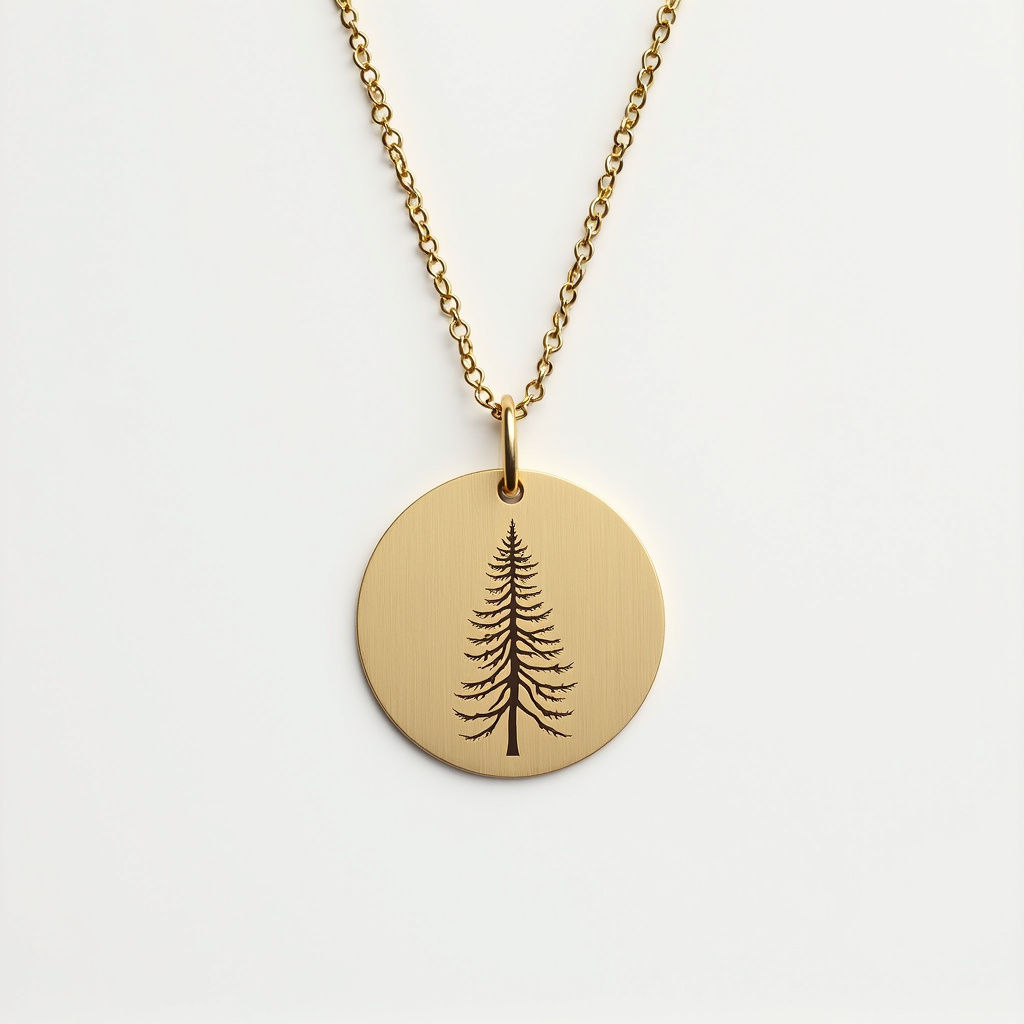 Handcrafted Pine Pendant