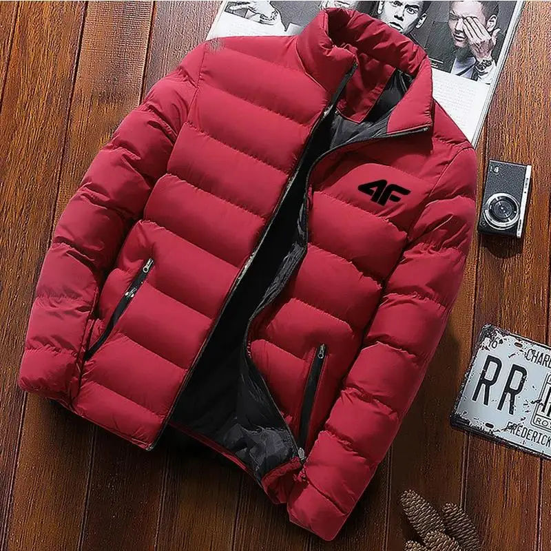 2024 New Cotton Clothing Winter Men's High Quality Casual Fashion Lightweight Wa
