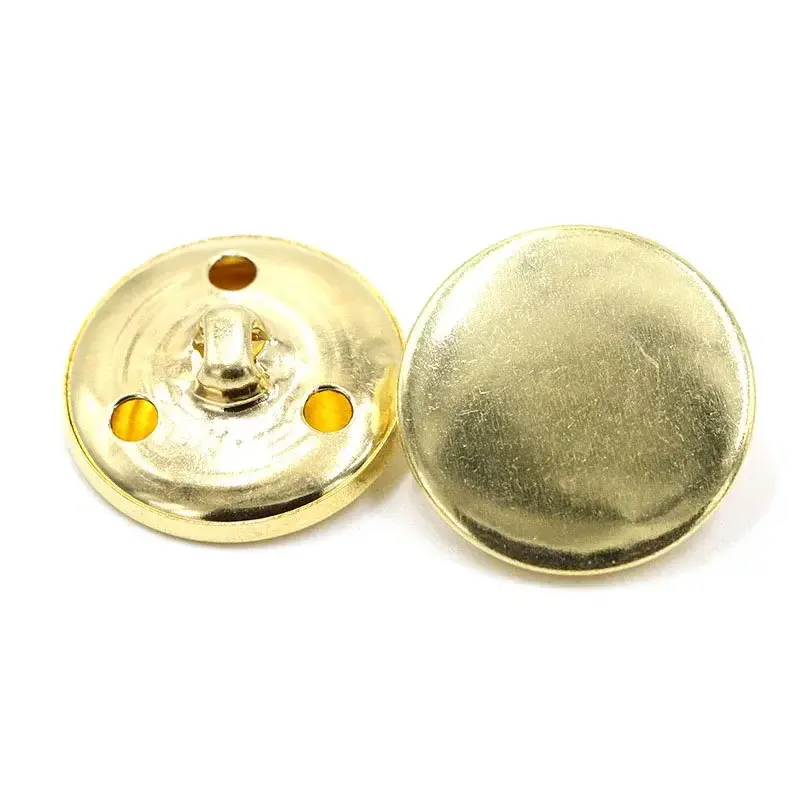 20/50Pcs 15-25mm Metal Round Button Vintage Buckle for Jackets Decoration Buckle