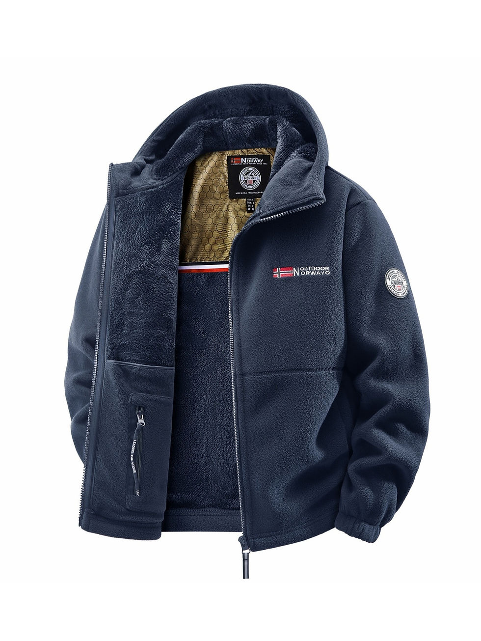 Thumbnail: Men's Autumn and Winter Outdoor Hooded Jacket, Suitable for Daily Wear at Home, 