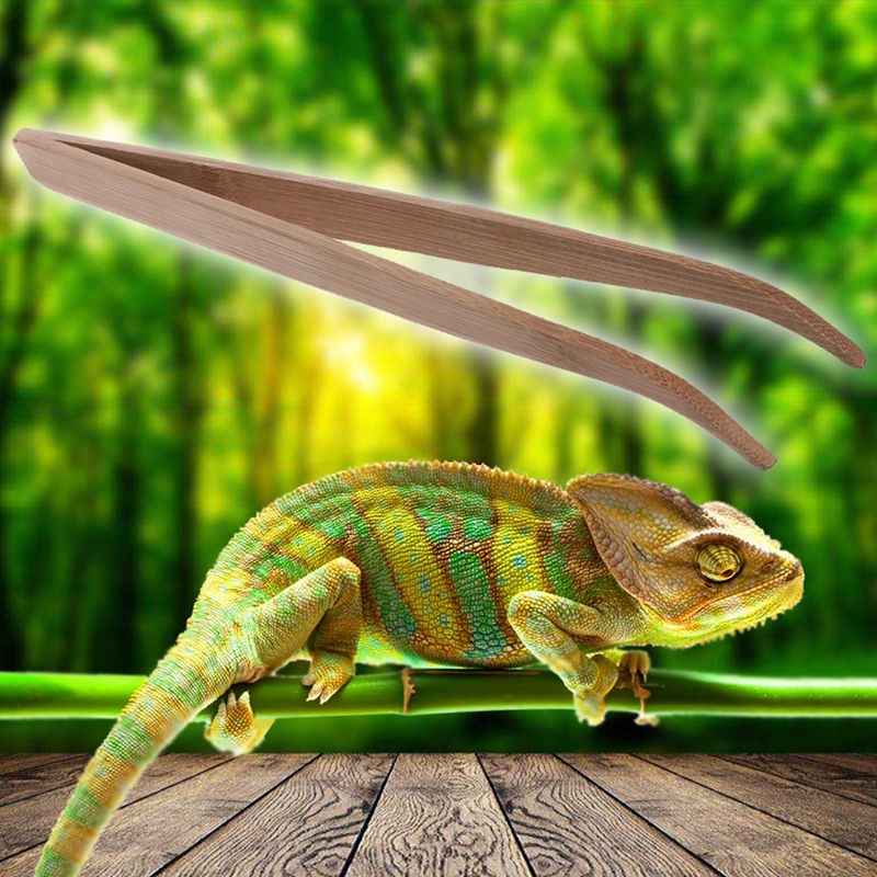Thumbnail: Reptile Feeding Tools 16.5/28cm Bamboo Tweezers Reptile Insects Lizard Gecko Tur