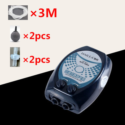 Thumbnail: Hailea Air Pumps Fish Tank Oxygen Pump 2W 2.5W 3W 4W 1/2 Outlets Aquarium Access