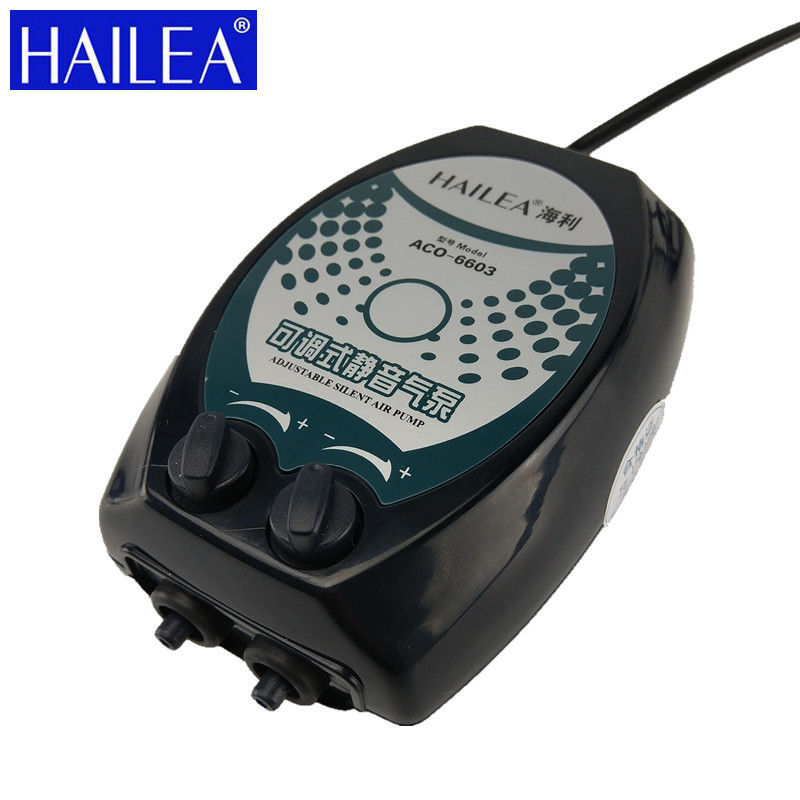 Hailea Air Pumps Fish Tank Oxygen Pump 2W 2.5W 3W 4W 1/2 Outlets Aquarium Access