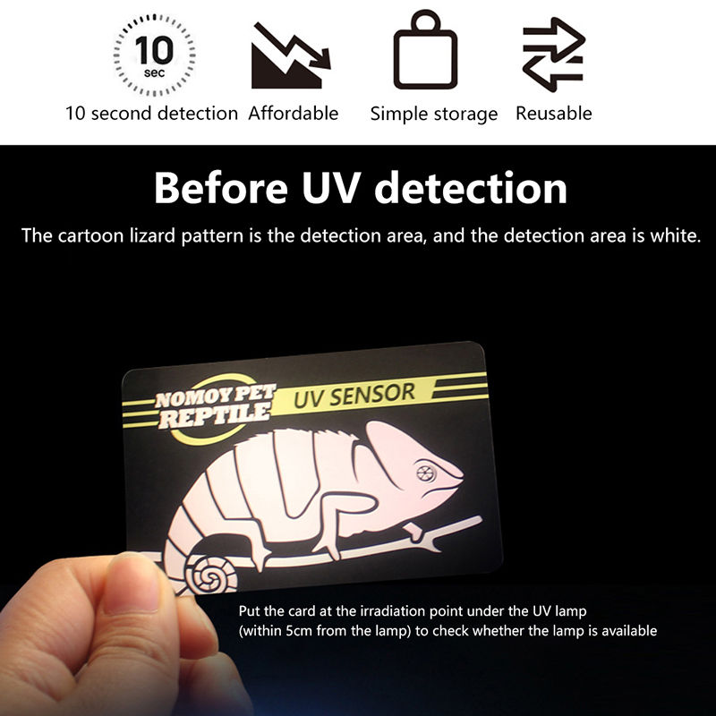Thumbnail: Reptile  Light Lamp Bulb Test Card UV Tests Paper Tester Meter Pet Supplies Turt