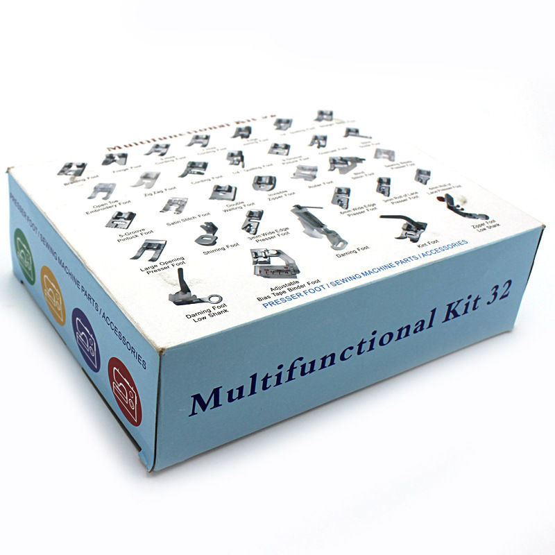 32pcs Sewing Machine Supplies Presser Foot Feet for Sewing Machines Feet Kit Set