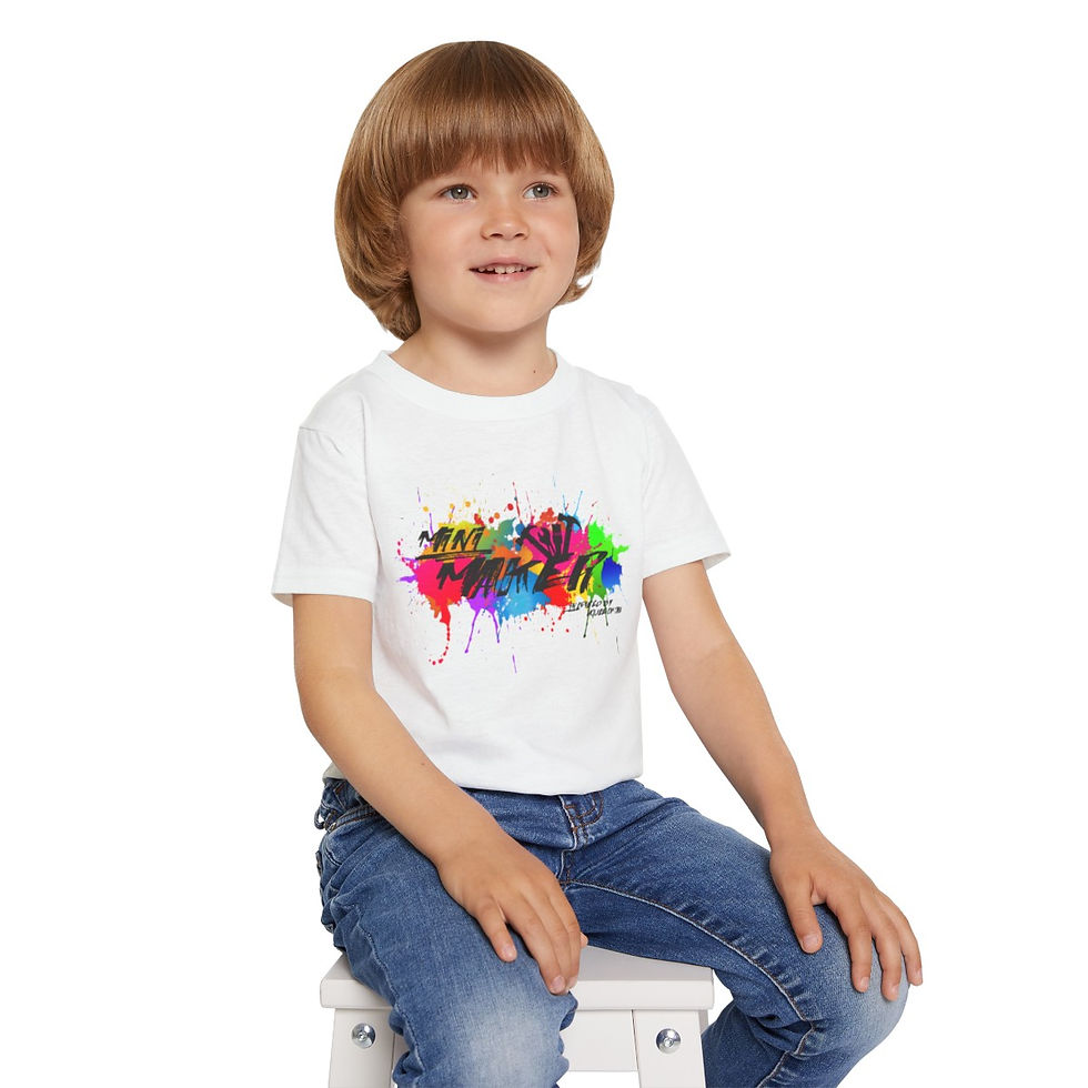 Thumbnail: Mini Maker Inspired by House of Oak Paint Heavy Cotton™ Toddler T-shirt