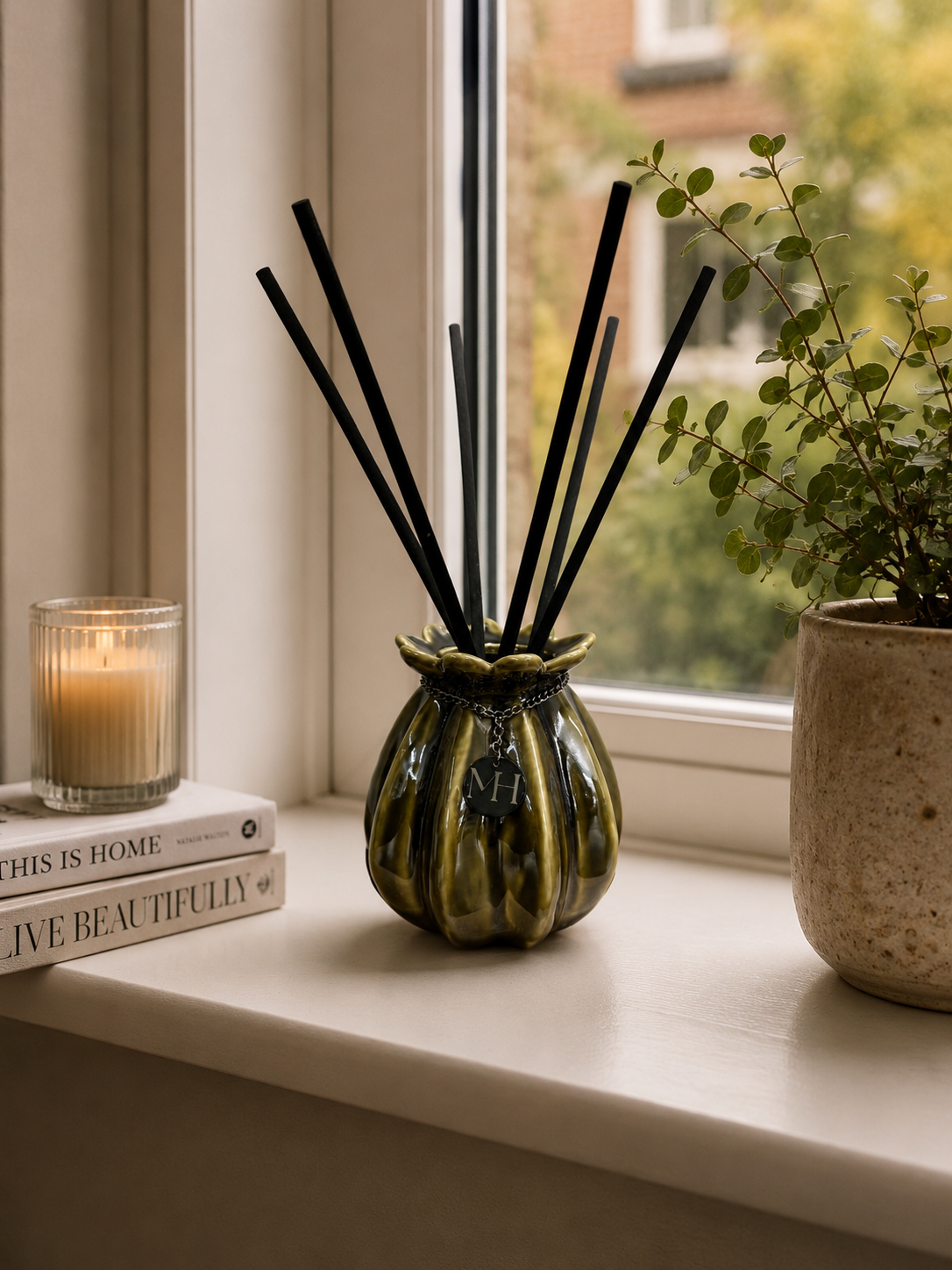 Green Poppy Seed Diffuser