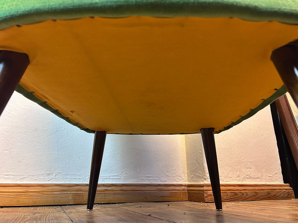 Miniaturbild: Cocktailsessel midcentury Stuhl Sessel Vintage Stoff