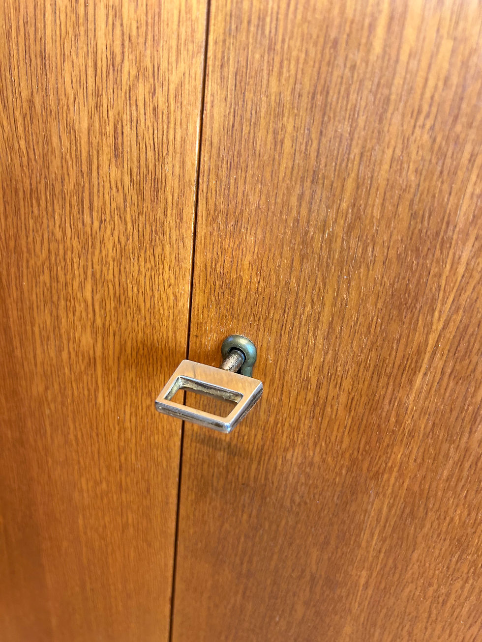 Miniaturbild: Vitrine Bücherregal Kommode vintage midcentury Highboard Eiche Glas