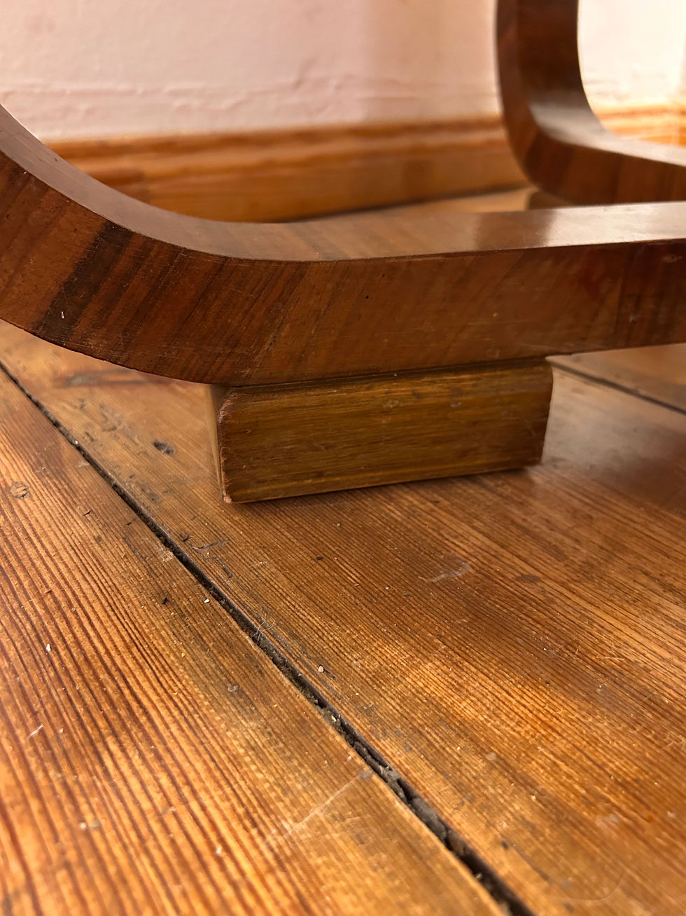 Miniaturbild: Couchtisch art déco vintage Vollholz 1920er Tisch Sofatisch