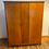 Miniaturbild: Kleiderschrank DDR vintage midcentury 1950er Vollholz Kleiderstange Böden