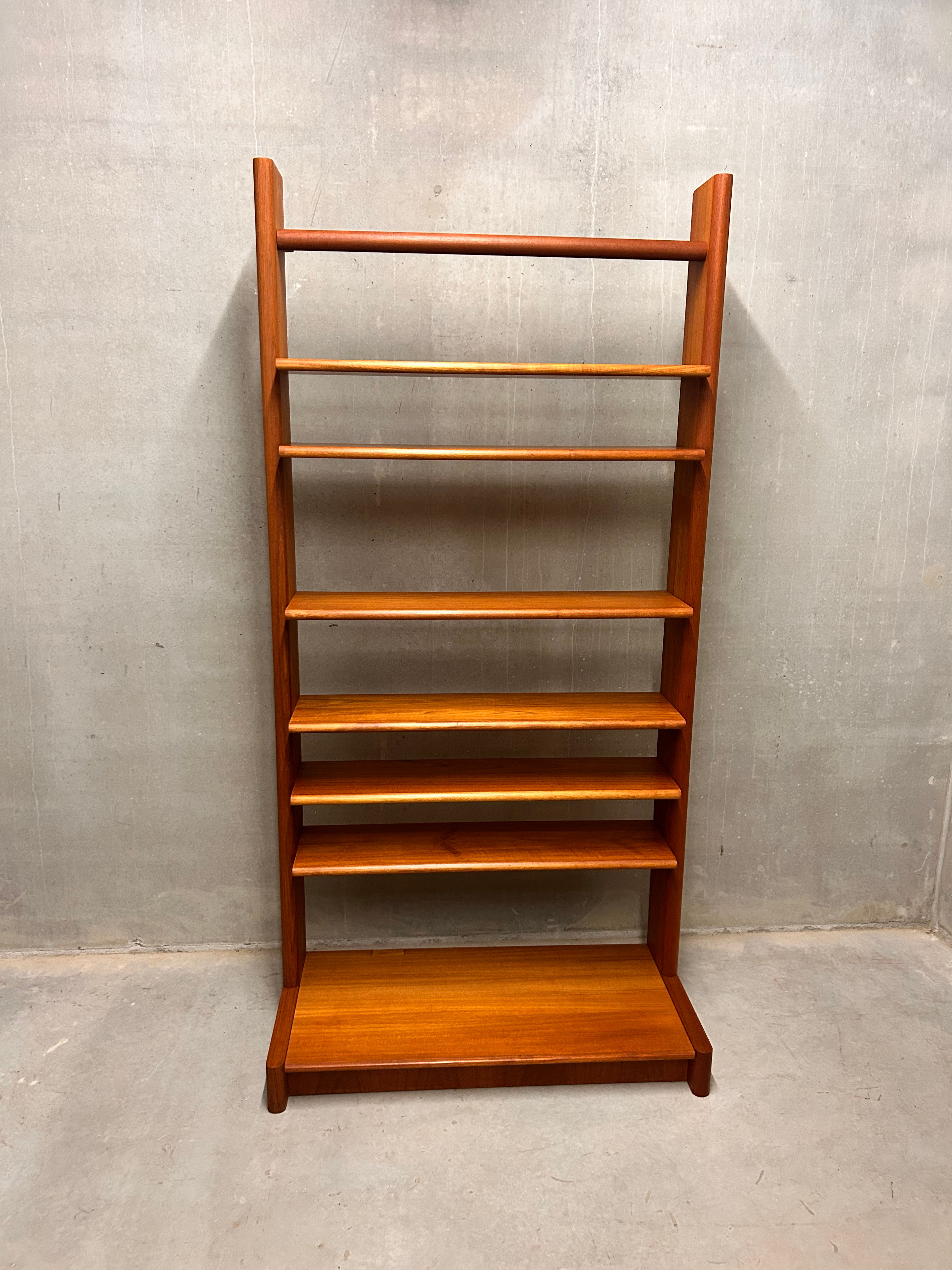 Mid Century Bücherregal Teak Regal I Buch skand. Design rt Möbel