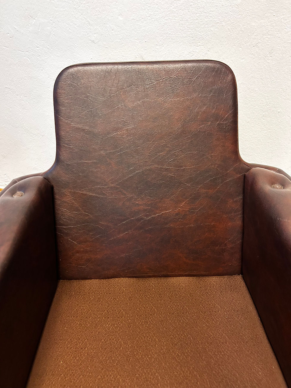 Miniaturbild: DDR Drehsessel 1960er/70er | Vintage Mid-Century Sessel in Braun & Senfgelb