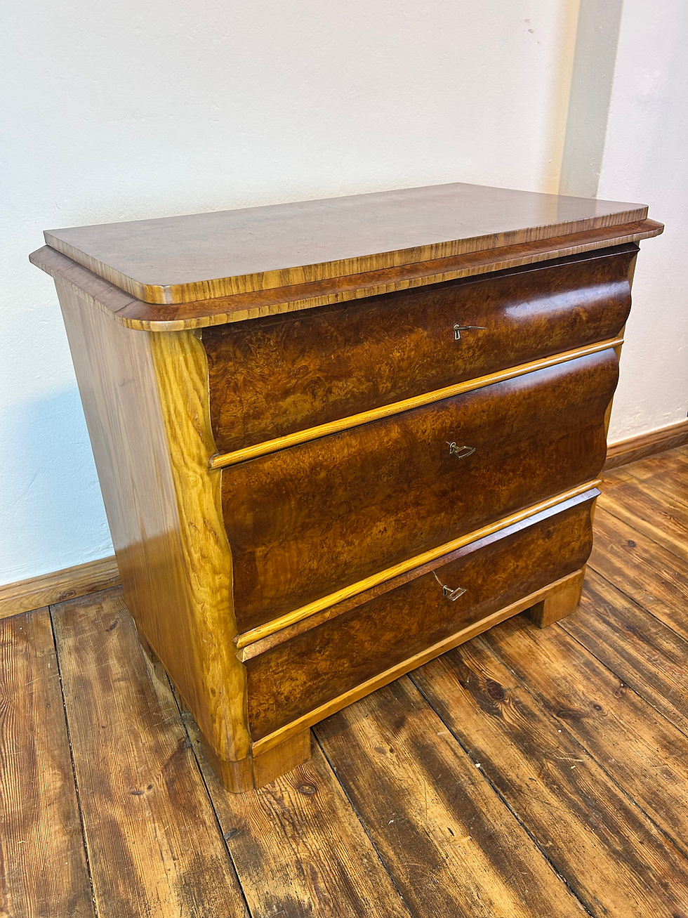 Miniaturbild: Kommode antik vintage Biedermeier Sideboard Vollholz Schubladen um 1900