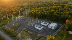 The Piperville municipal transformer station is now live | Le poste de transformation municipal Piperville est maintenant opérationnel.