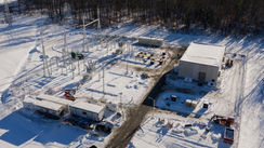 The first power transformer has arrived on site at the new lower-carbon Piperville Hydro Substation