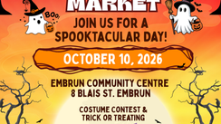 Marché d’Halloween d’Embrun: 10 octobre 2026 | Embrun Halloween Market on October 10