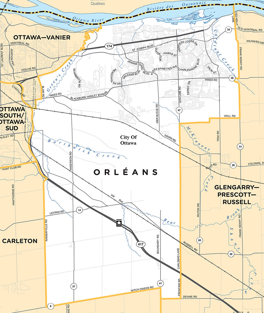 Nvl Riding Map Ontario riding map status quo for the February 27 provincial election