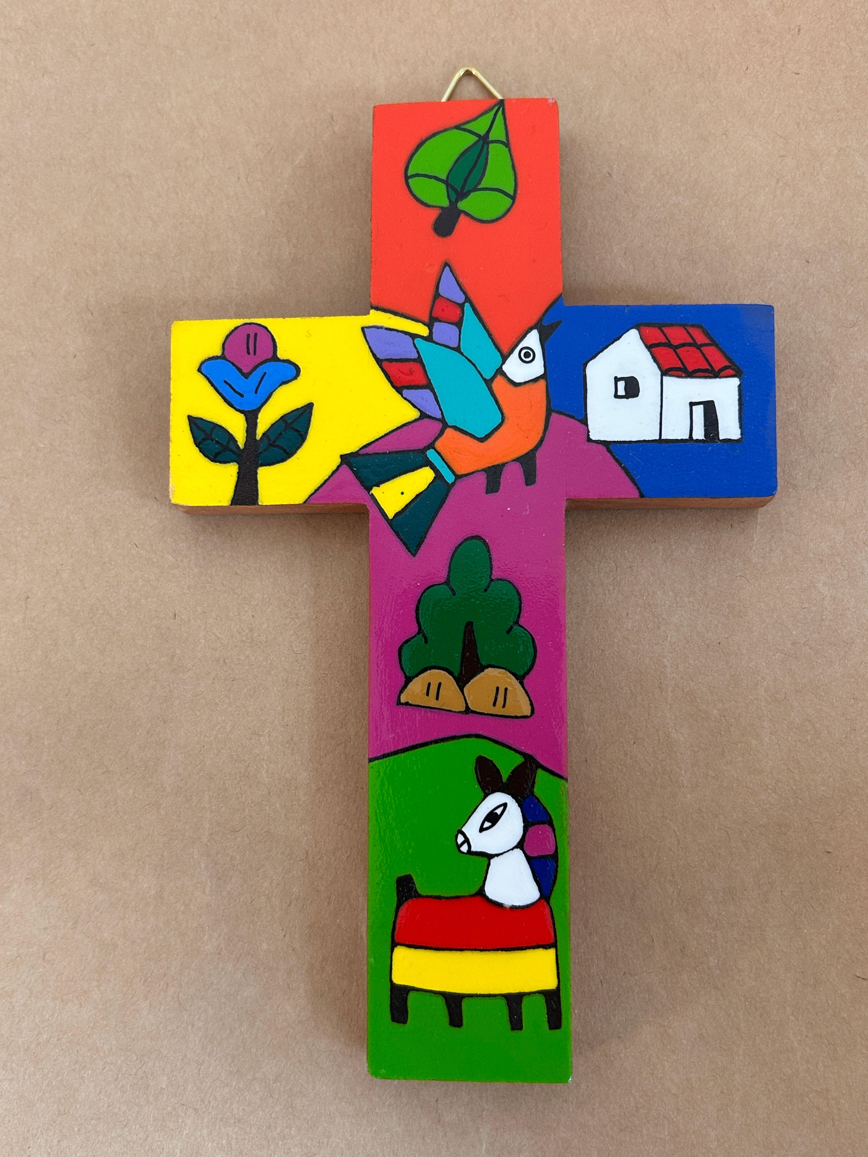 Landscape Cross from El Salvador 15cm