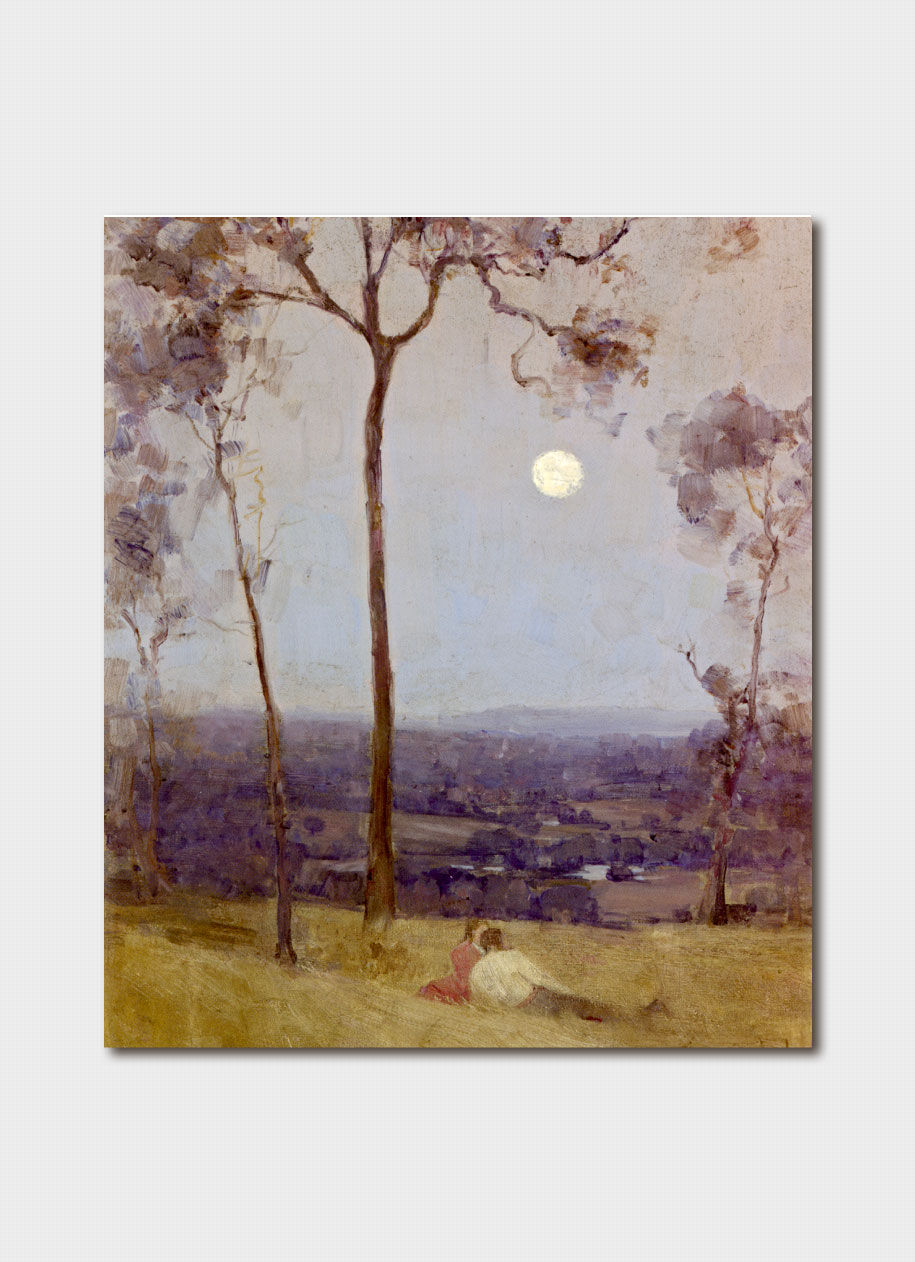 Above Us the Great Grave Sky by Arthur Streeton, 1890