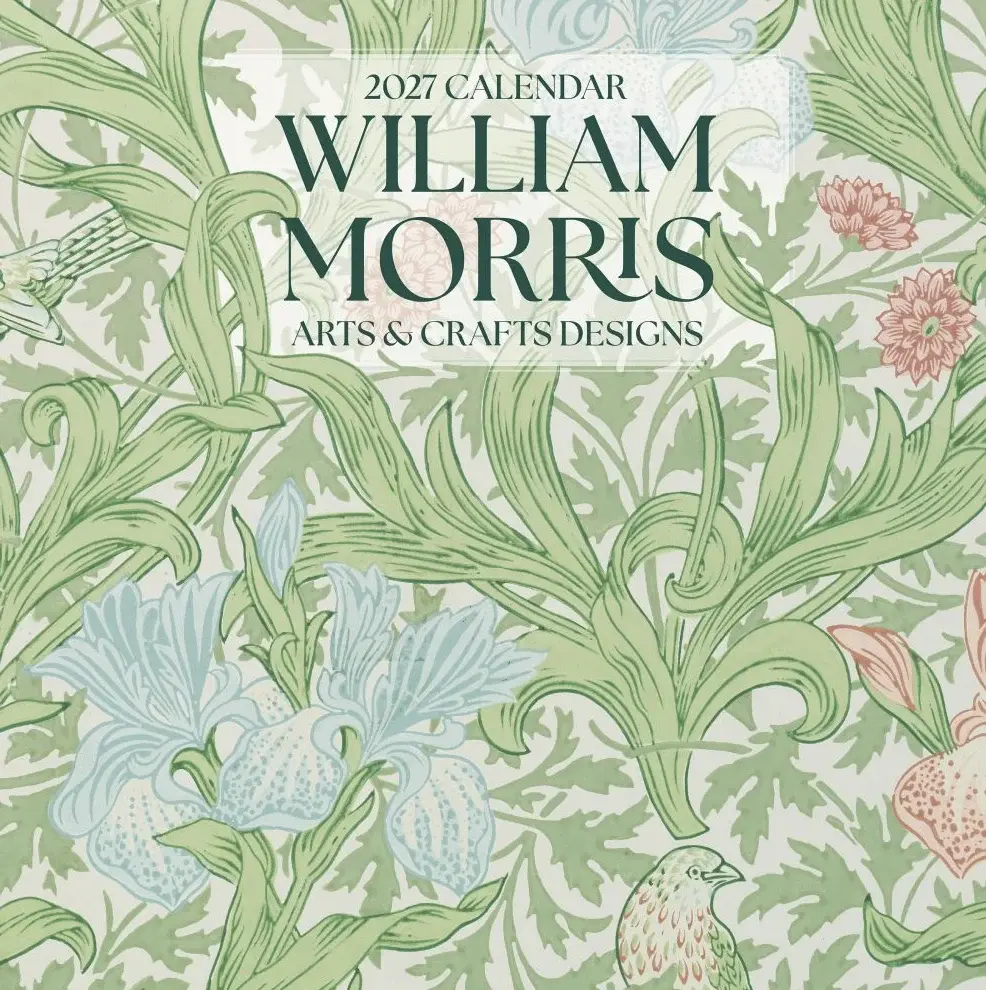 William Morris Arts & Crafts Designs 2027 Calendar