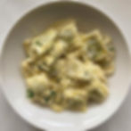 ıspanaklı ravioli