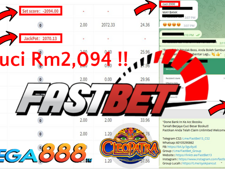 Taniah Boss Menang Besar RM2,094.00 Dalam Game MEGA888