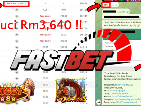 Taniah Boss Menang Besar RM3,640.00 Dalam Game PUSSY888