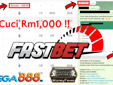 Taniah Boss Menang Besar RM1,000.00 Dalam Game MEGA888