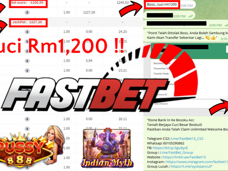 Taniah Boss Menang Besar Rm1,200.00 Dalam Game PUSSY888
