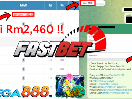 Taniah Boss Menang Besar Rm2,460.00 Dalam Game MEGA888