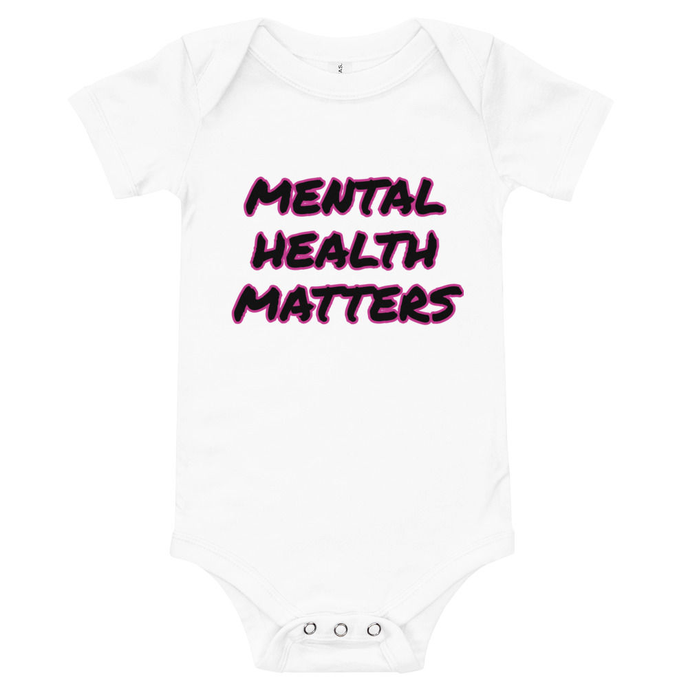 Mental Health Matters Outlined Onesie