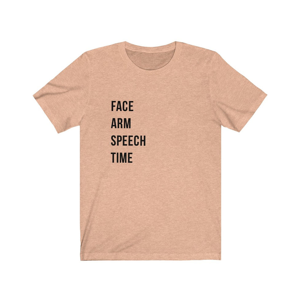 Thumbnail: FAST- Stroke Awareness Short Sleeve Tee