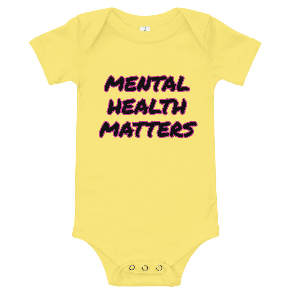 Thumbnail: Mental Health Matters Outlined Onesie