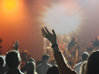 Cheering Audience at Concert