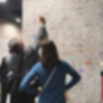 A picture of a coloring wall display designed by ABK.