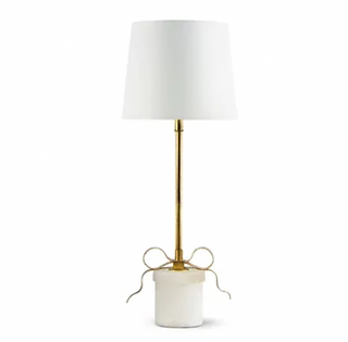 Brass Ribbon Table Lamp
