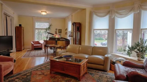 A Dining, Living, and Game Area for a Historic Heritage Hill Home