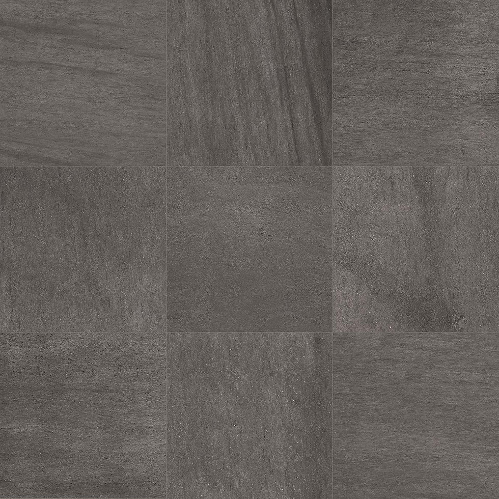 A close-up of the dark gray tile.