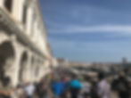 Crowds in Italy.