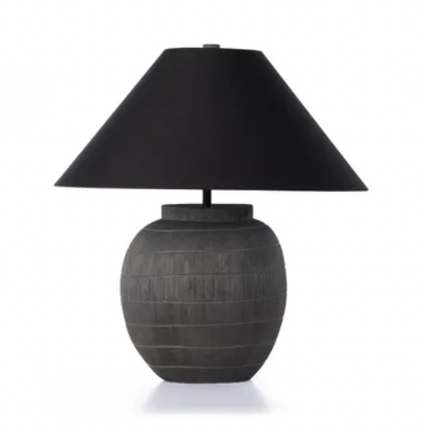 Black Ceramic Table Lamp