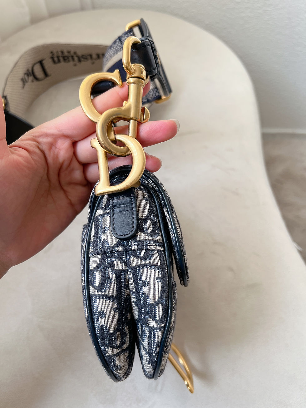 Thumbnail: Dior Mini Saddle With Strap