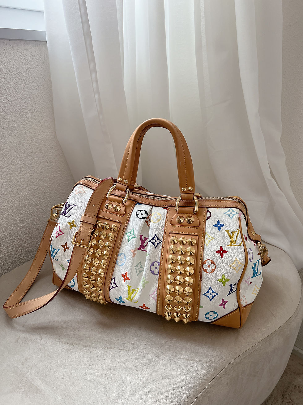 Thumbnail: Louis Vuitton Limited Speedy Multicolor 