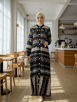 This black lace patterned dress adds elegance to your everyday moments.✨#nilapurri #nilapu