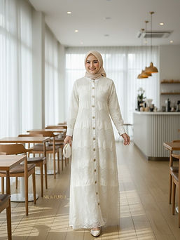 _This white lace dress is made for those who adore classic beauty with a modern touch.#nil