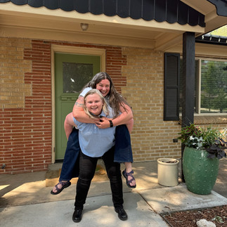 New homeowners with the new home