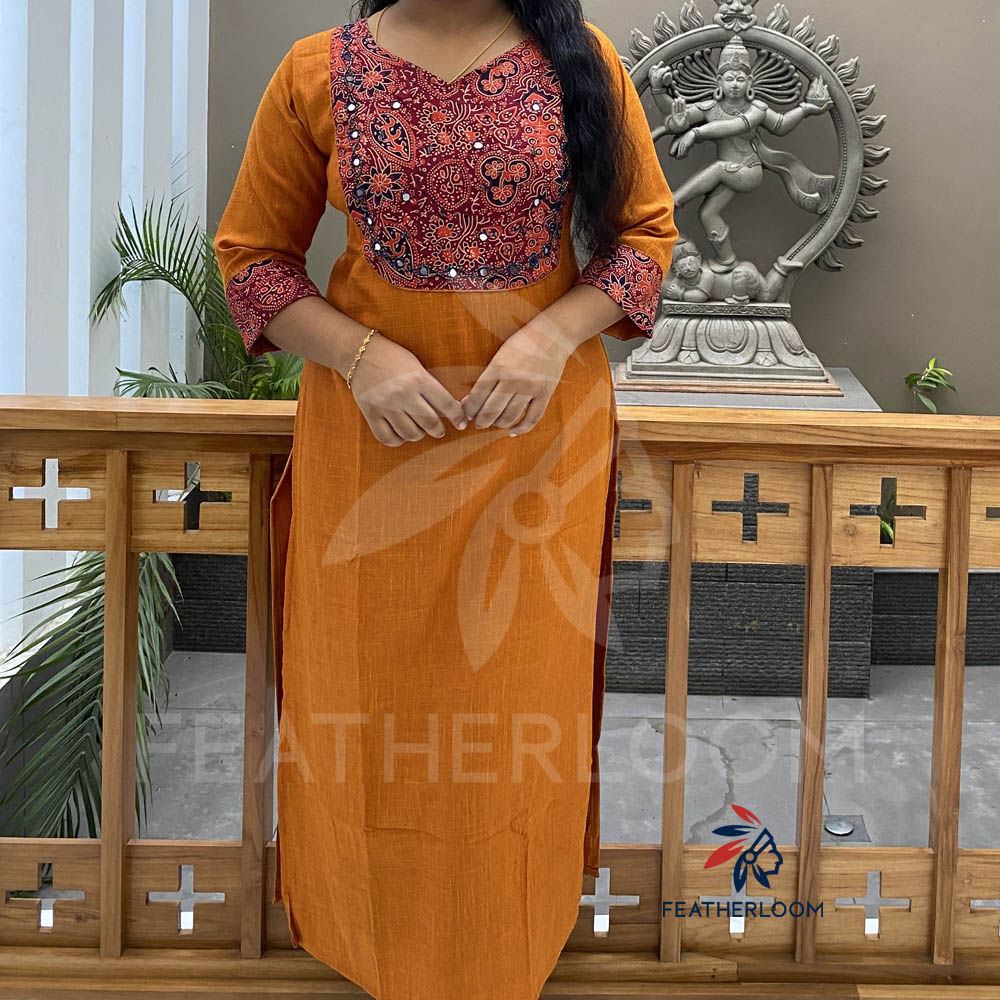 Daily wear hand work kurti