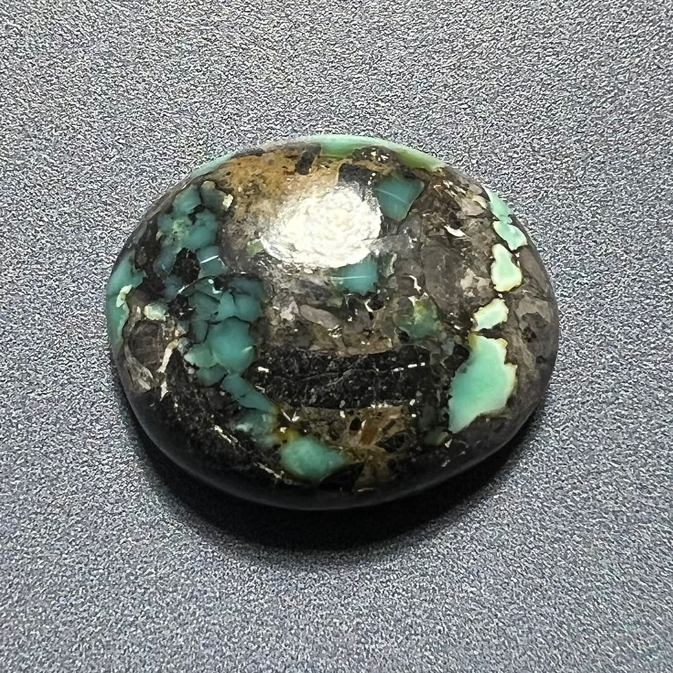 Thumbnail: Antelope Hill Mine Natural Variscite Cabochon
