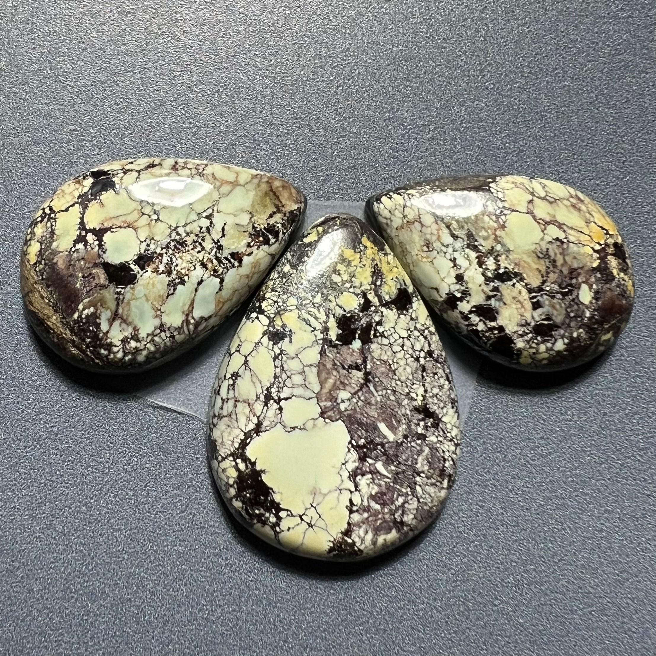 Blazing Star Mine Natural Alunite Cabochon Set