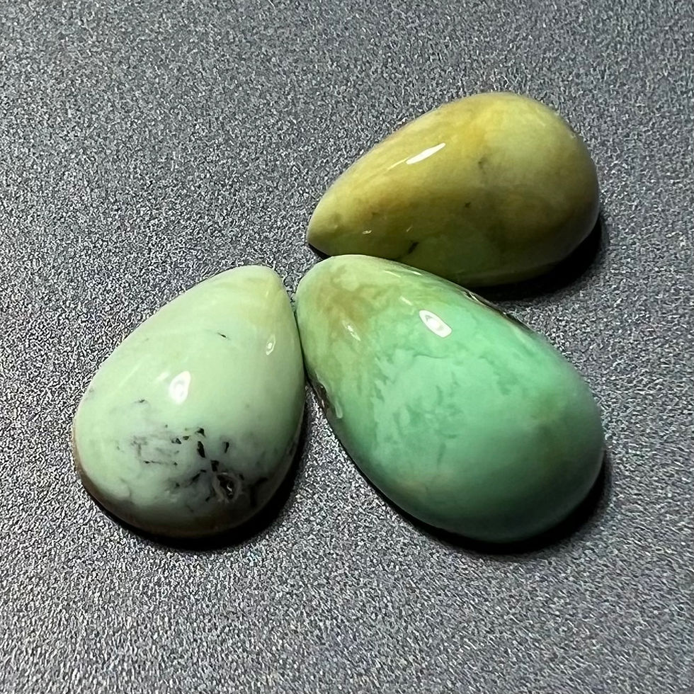 Thumbnail: 12x8mm-14x9mm - Venus Mine Variscite Calibrated Cabochons